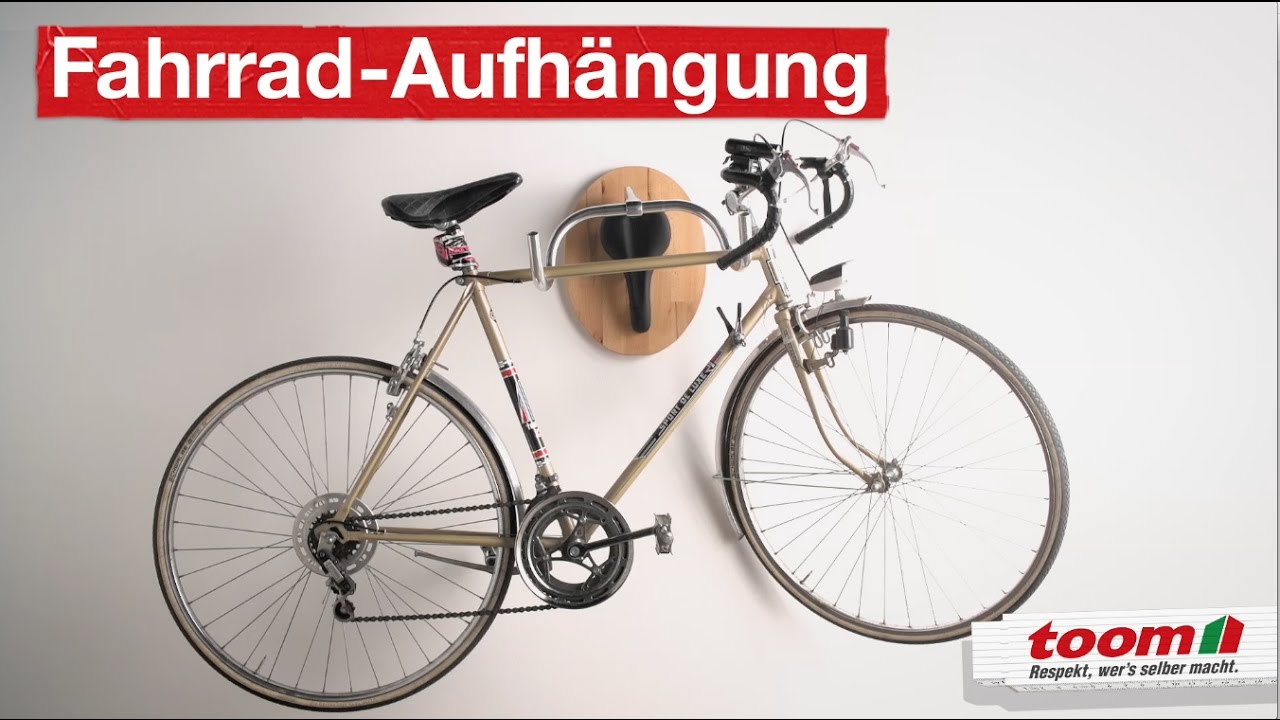 toom DIY-Tutorials: Wandtrophäe als Fahrrad-Aufhängung | toom Baumarkt