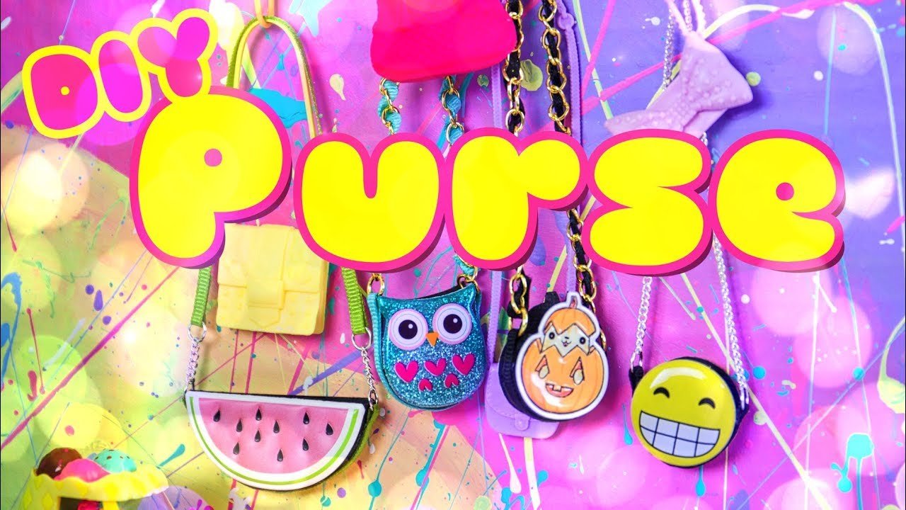 DIY - How to Make: Doll Purse | Cartoon Bag | Cross Body Bag | Emoji Bag