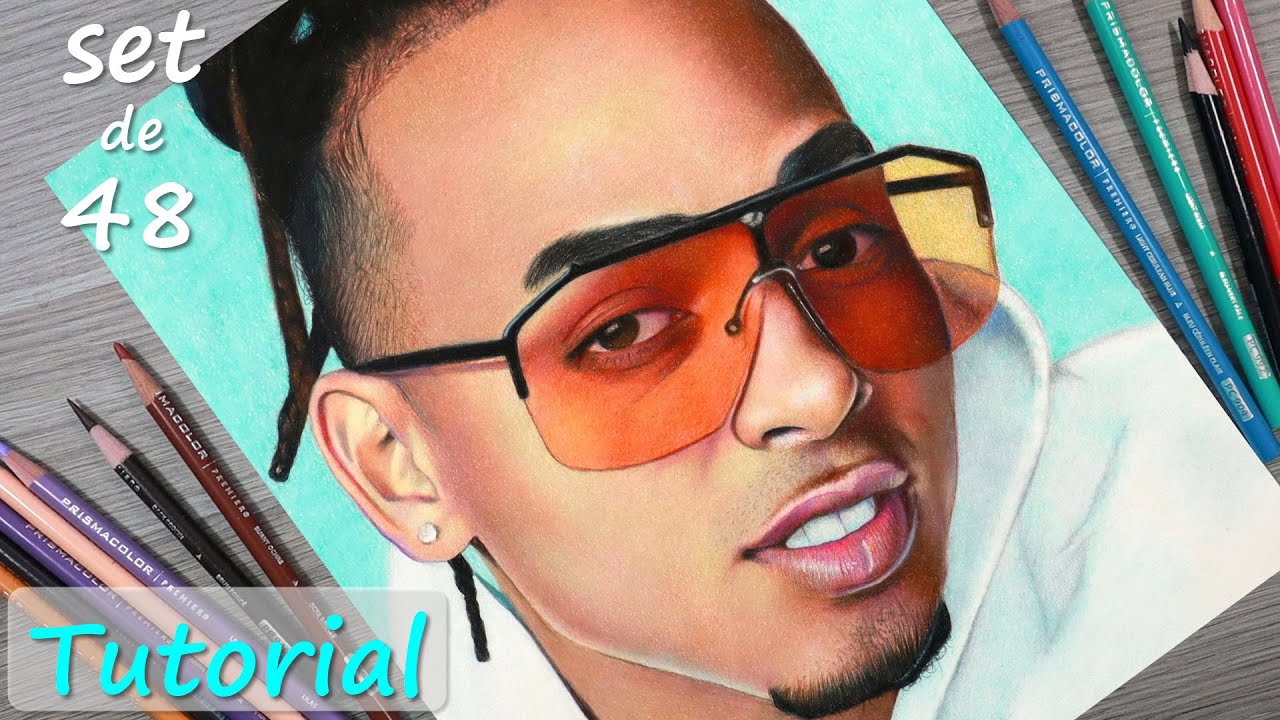 OZUNA: lápices de colores piel morena set de 48 colores