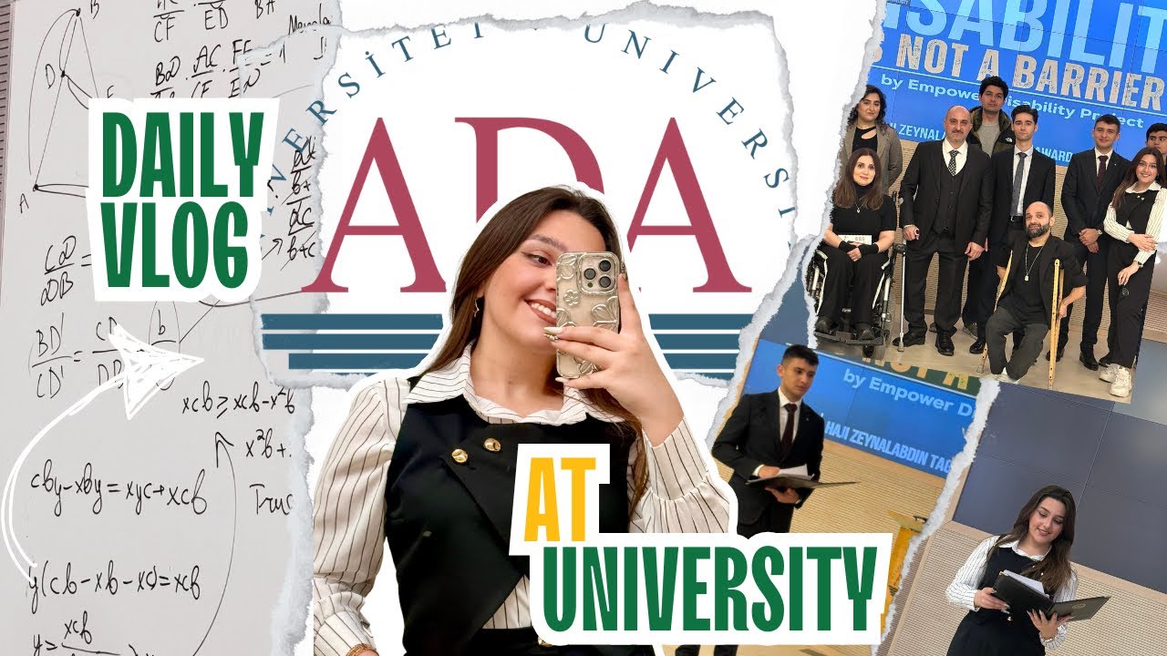 ADA Universiteti günlük vlog | dərslər | layihələr |əyləncə