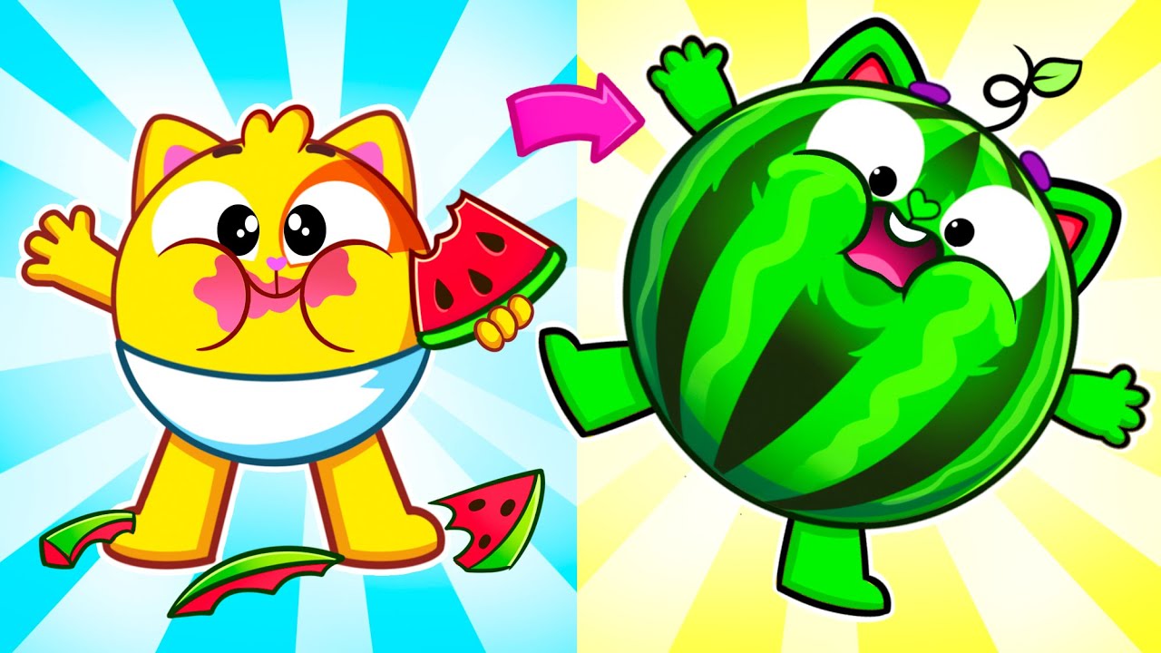 Baby Watermelon Song | Learn Healthy Eating for Kids | Funny Song & Nursery Rhymes by Toddler Zoo