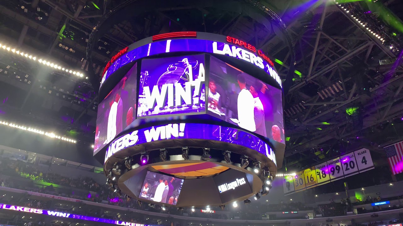 Lakers Win 2019 Home Opener vs. the Utah Jazz
