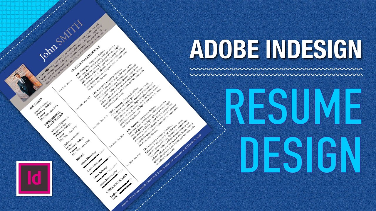 Learn to design a simple Resume / CV in InDesign