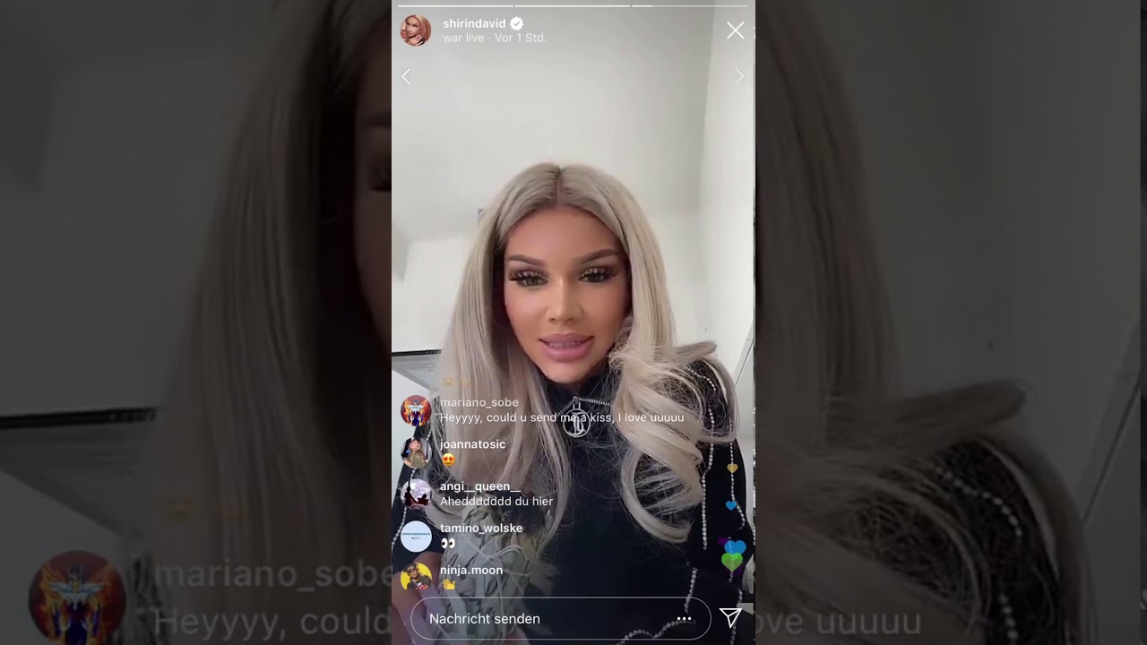 Shirin Davids Instagram-Livestream vom 23.3.2020