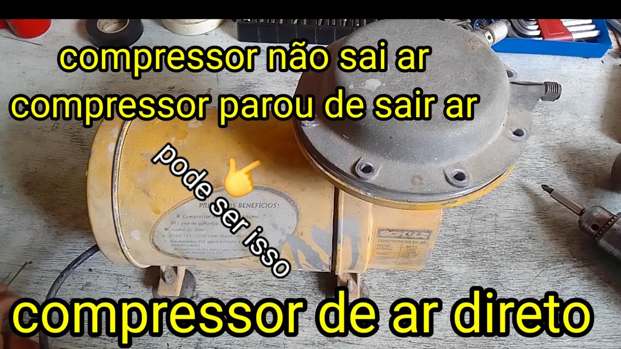compressor de ar direto nao sai ar, jet fácil não sai ar, compressor nao sai ar, jet fácil Schultz