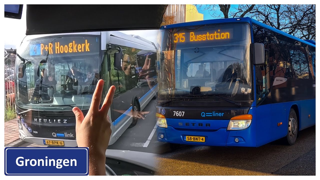 Qbuzz FRL 315 - Emmeloord Bstn - Groningen Bstn via Heerenveen
