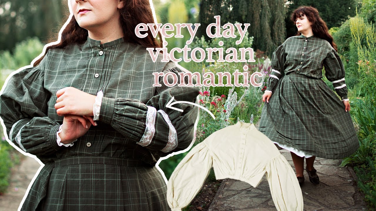 A Little Women Dress: Crafting a Romantic 1860s Cottagecore Outfit