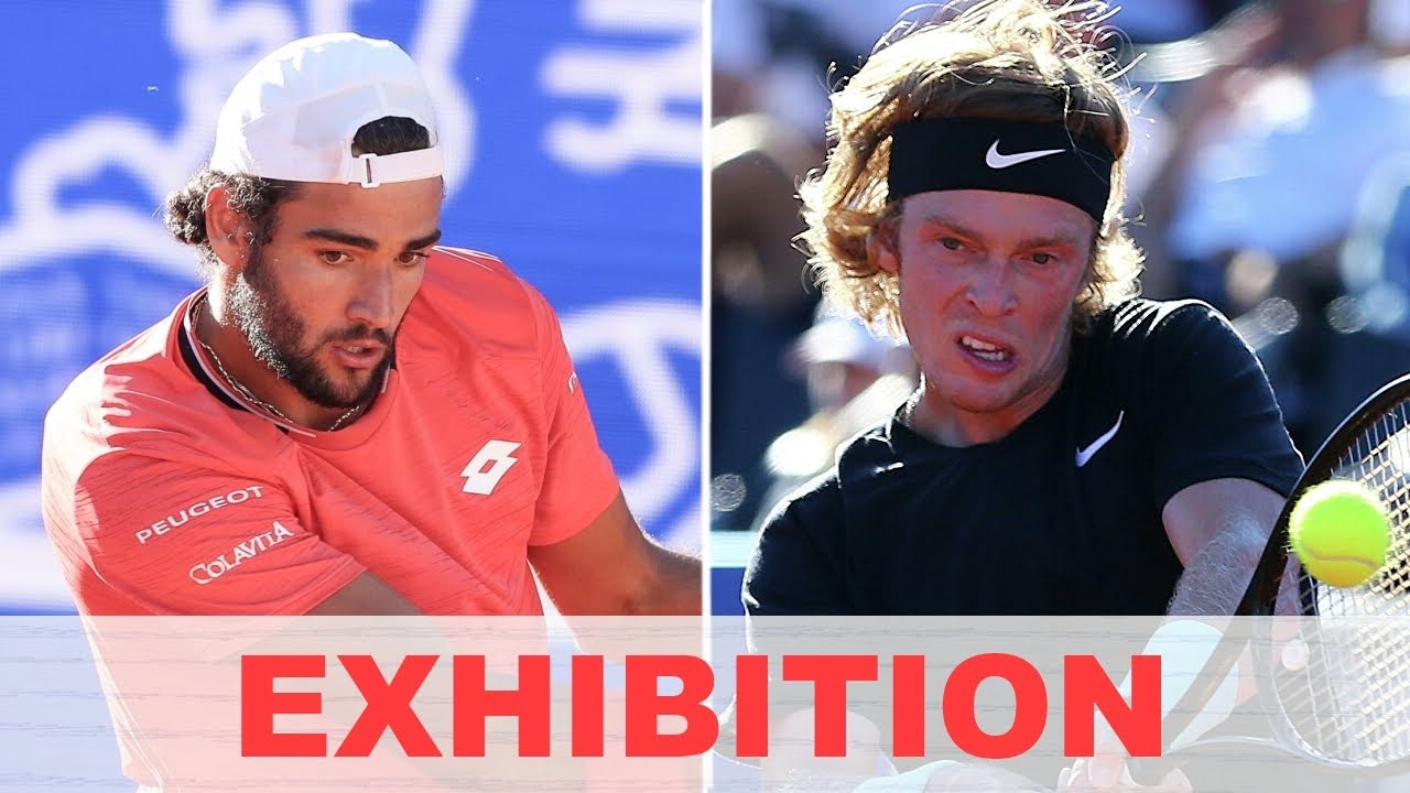 Matteo Berrettini vs Andrey Rublev EXHIBITION 2020