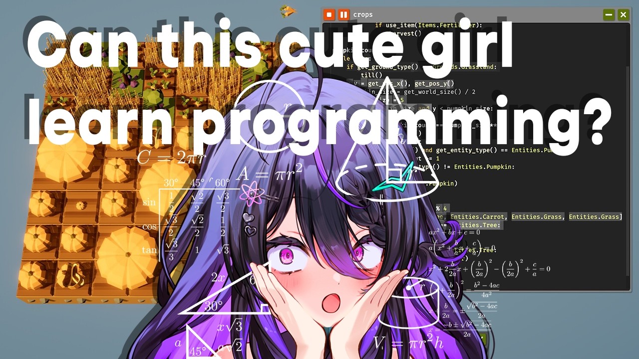 Vtuber learns programming...