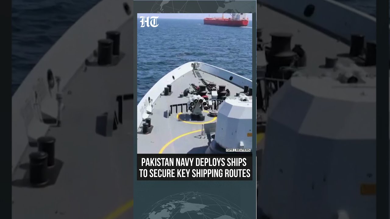 Pak Navy Begins Maritime Security Op To Protect Shipping Routes Amid Middle East Crisis | #shorts