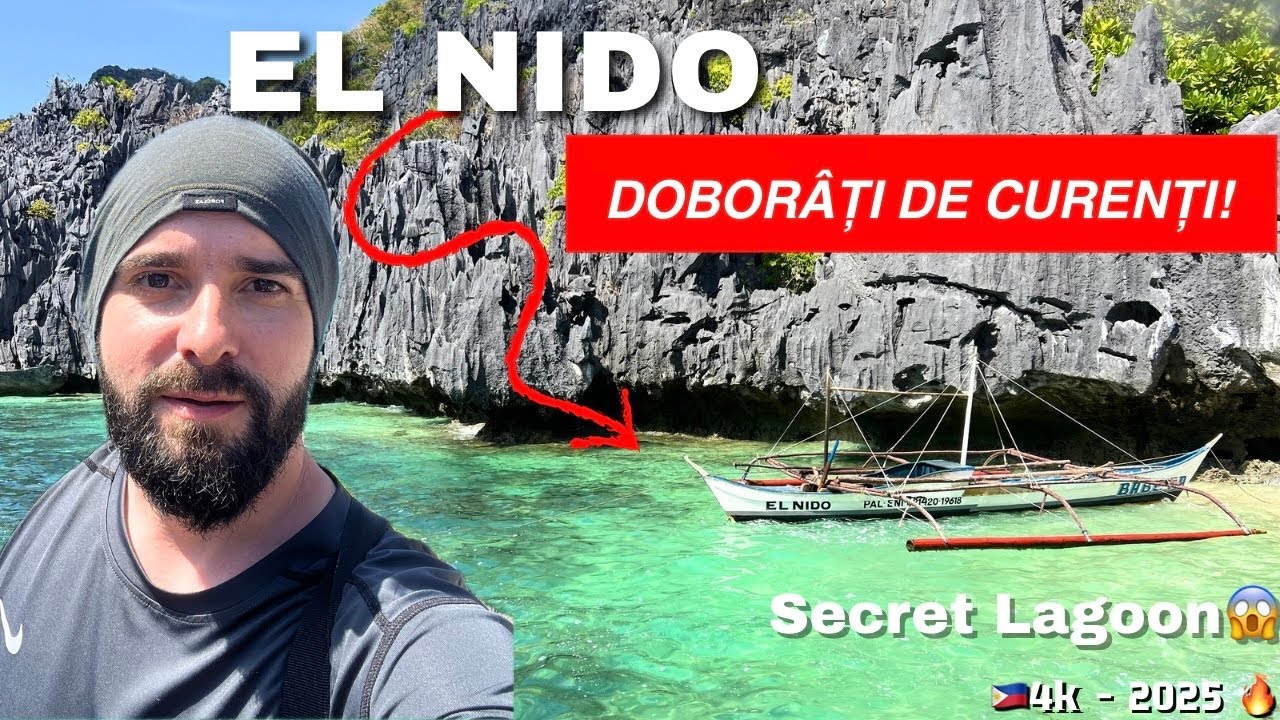 EL NIDO: Am fost DOBORÂȚI de CURENȚI în SECRET LAGOON (Tour C) - FILIPINE 