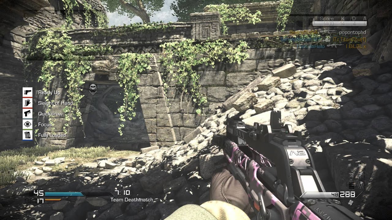 Cod Ghosts LIve Team Deathmatch on Ruins The Ripper Does Work