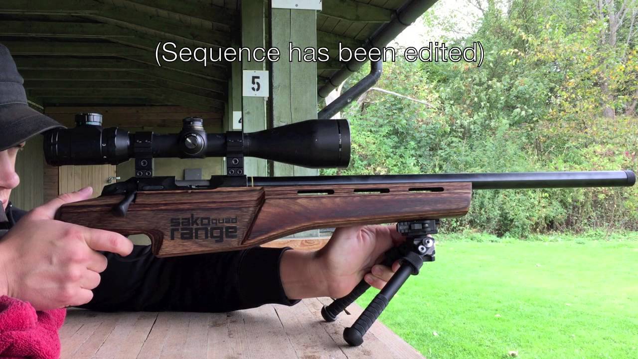Sako Quad Range - Precisiontest after barrel reassembly