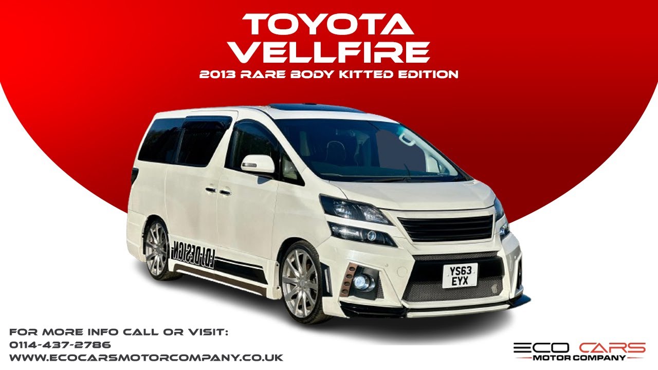 Toyota Vellfire 2013 | Rare Body-Kitted Edition | Available in Stock | Nationwide Delivery