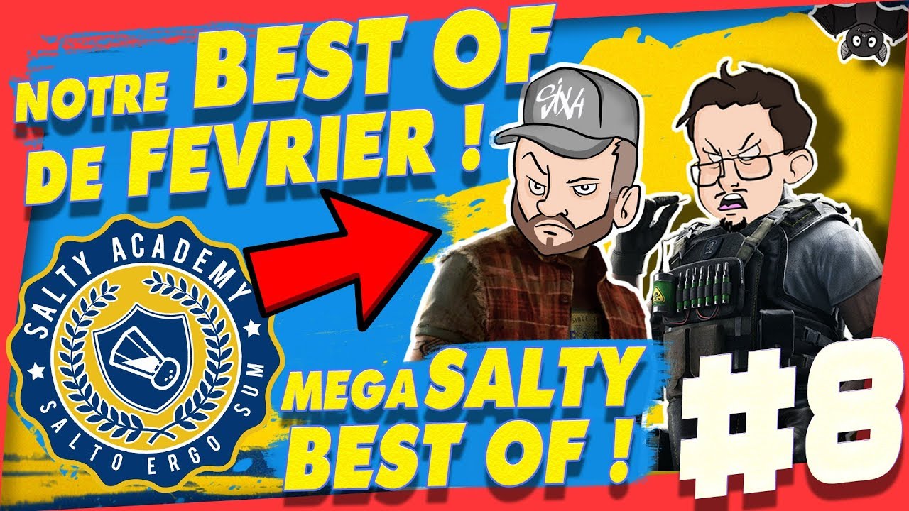 MEGA SALTY BEST OF #8 🎓 RAINBOW SIX SIEGE
