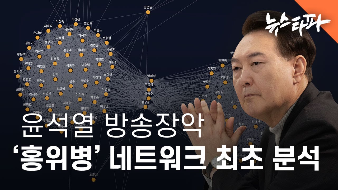 [언론장악 카르텔]⑧얽히고설킨 언론장악 '홍위병' 관계망 최초 분석 - 뉴스타파