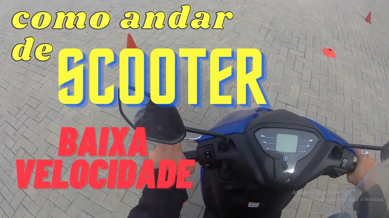 Como andar de SCOOTER Dicas para Pilotar em Baixa Velocidade