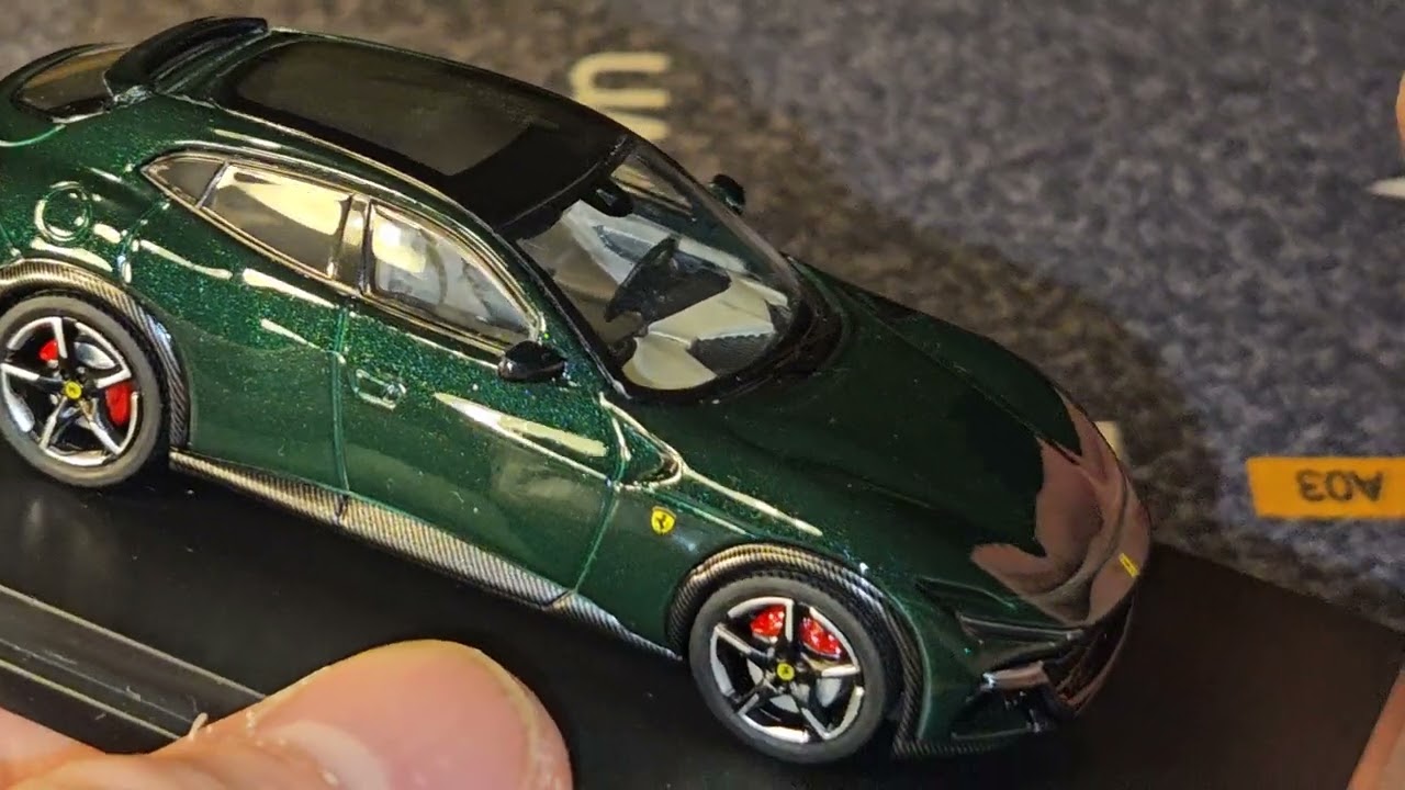 Unusual Ferrari and really Funny Model.