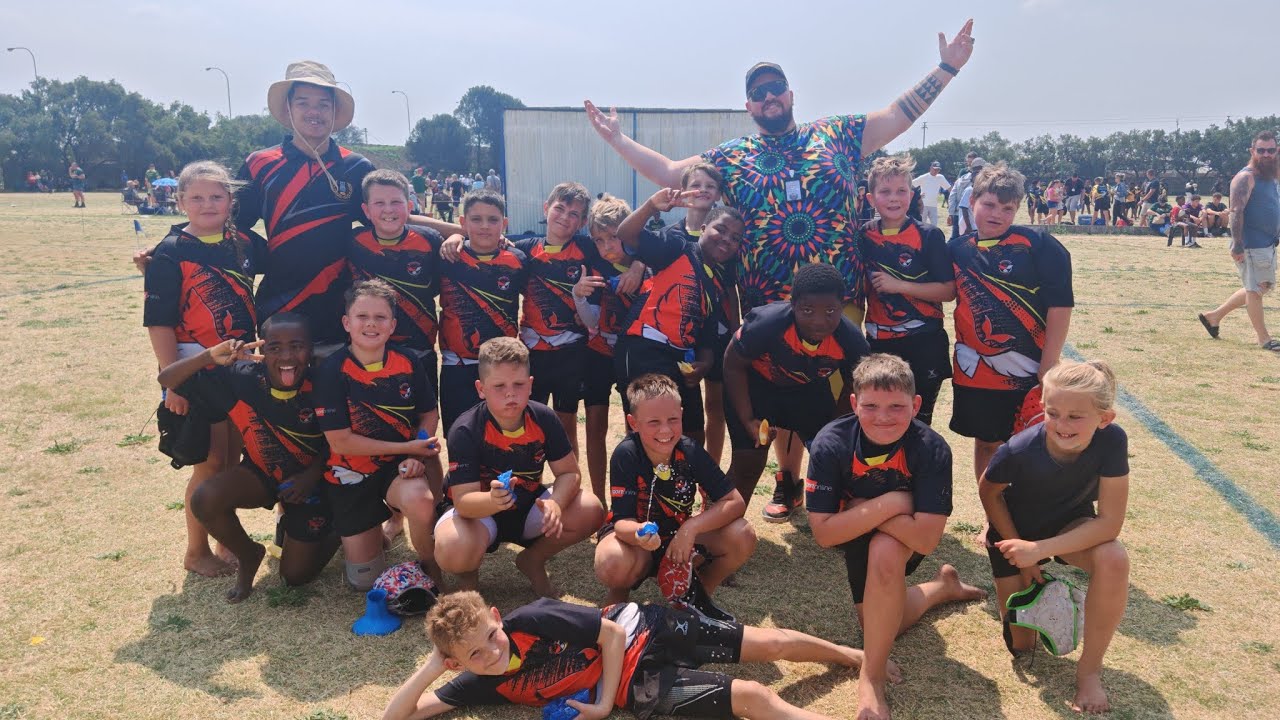 Boksburg Rooi vs Kempton Geel Under 10 Boys Rugby Game Vereeniging Hosting Day