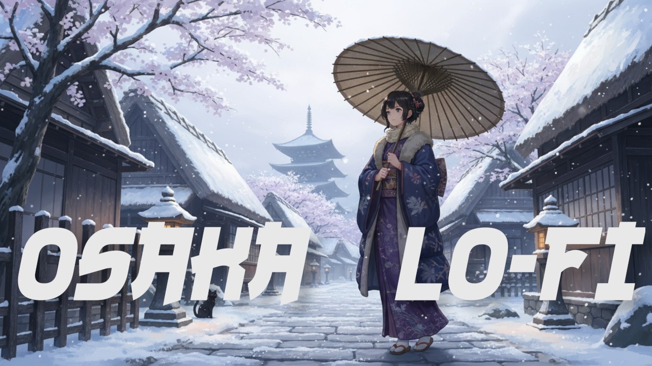 Osaka 大阪 Lofi Playlist to get through the last snow