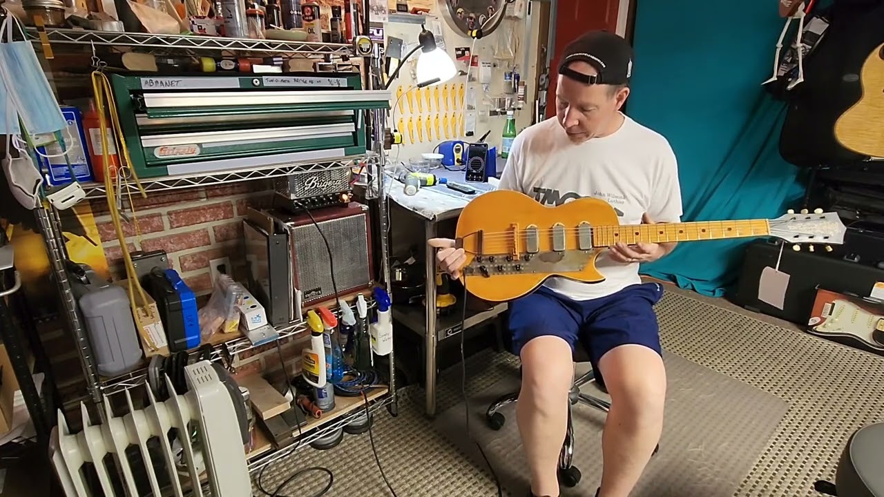 Old Kraftsman guitar demonstration