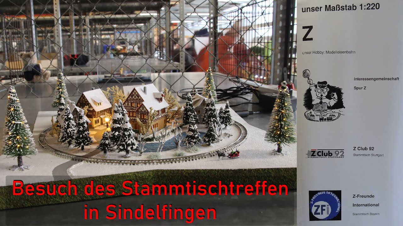Besuch der Spur Z Stammtisch Ausstellung in Sindelfingen (Z Scale)
