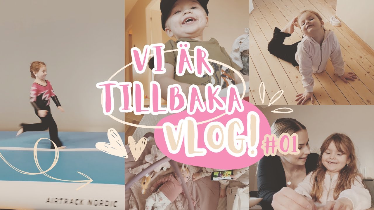 TILLBAKA!! Alice börjar i gymnastik! I Vlogg #01