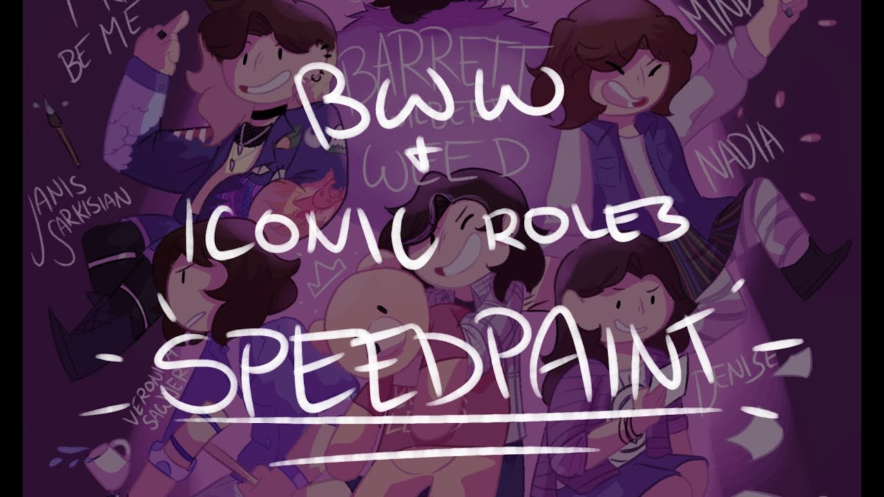 Barrett Wilbert Weed ft. iconic roles + Bearrett | Speedpaint