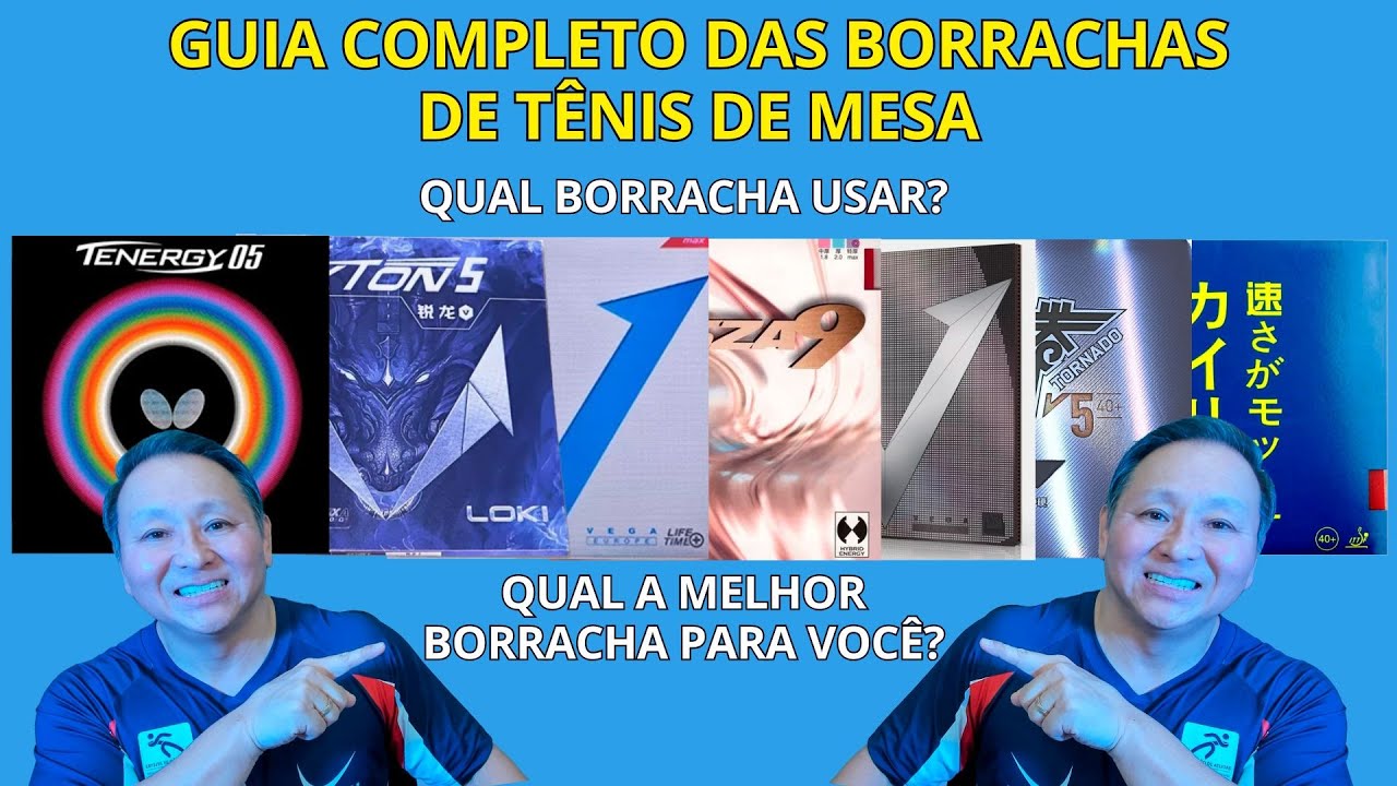 COMO SABER SE A BORRACHA É BOA || TÊNIS DE MESA - PING PONG