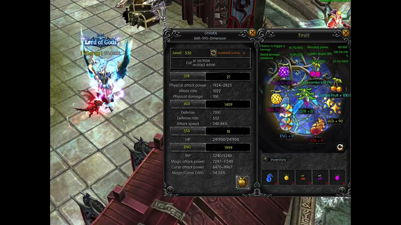 Guía de las frutas en MU  IMMORTAL iOS Android 