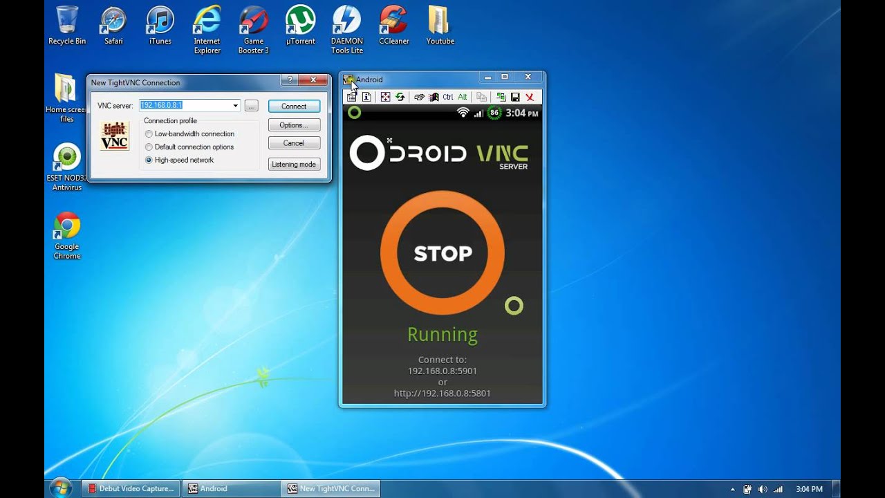 How to control android phone from pc computer 2012