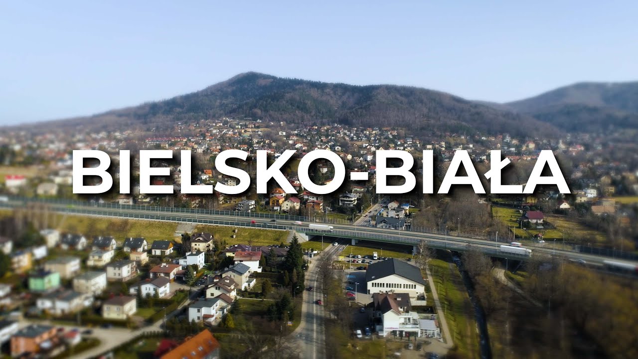 Bielsko-Biała z drona | Zima | LECE W MIASTO™ [4k]