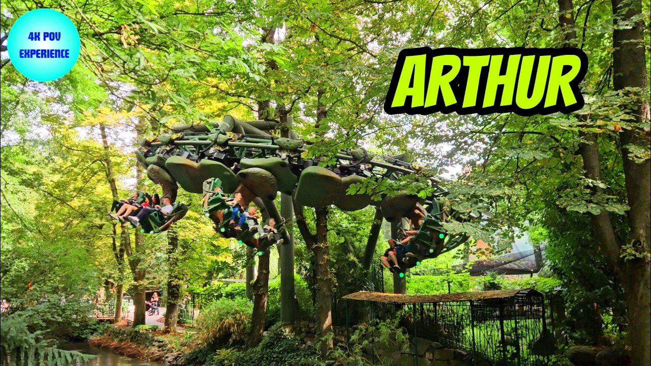 🧚 ARTHUR Front Row on ride POV - Europa Park | World Most Immersive Ride in 2016! 😍