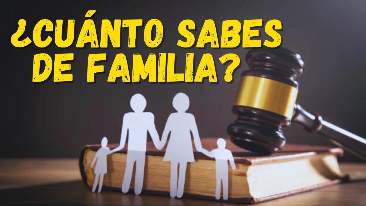 30 Preguntas de Derecho de Familia