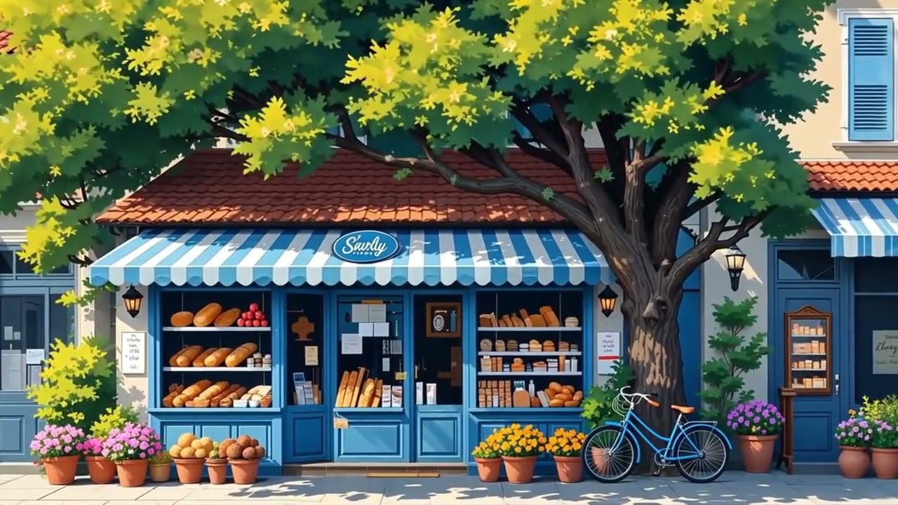 Lo-fi Hip Hop in Front of the Bakery 🥐 | Chill Beats for Slow Mornings
