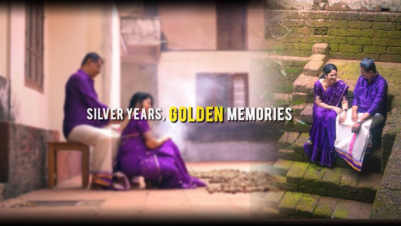 25th wedding Anniversary | Silver Years Golden Memories | Cinematic Concept shoot