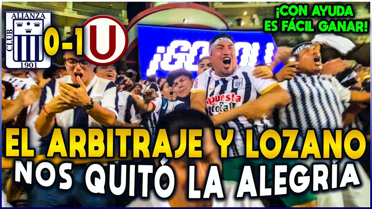 ALIANZA LIMA 0-1 UNIVERSITARIO | REACCIÓN DE HINCHAS desde EL ESTADIO | ¡JUGAMOS CONTRA 12!