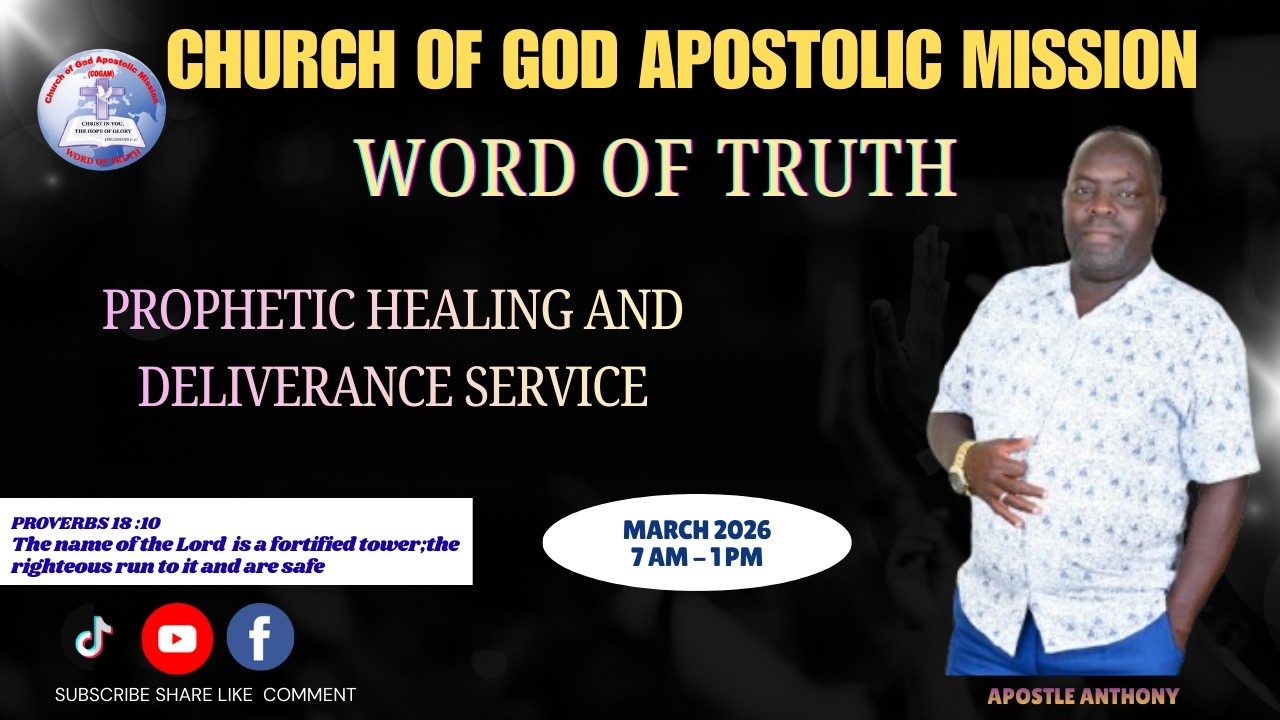 COGAM {WORD OF TRUTH} THURSDAY PROPHETIC SERVICE (05.03.2026)
