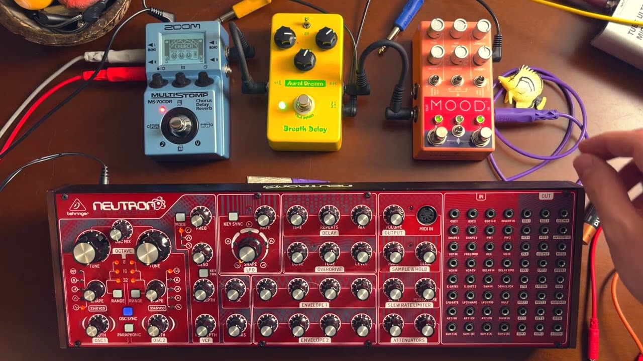 Next Stop, Neutron. [ambient - E Drone - chase bliss mood - OBNE minim & visitor - EHX Oceans 11]