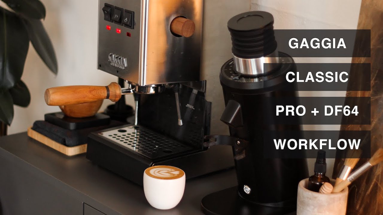 Gaggia Classic Pro и рабочий процесс DF64 / Видеоблог
