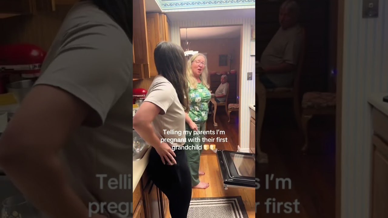 My family's reaction when I announced my pregnancy#surprise #moments #emotional #precious #pregnant