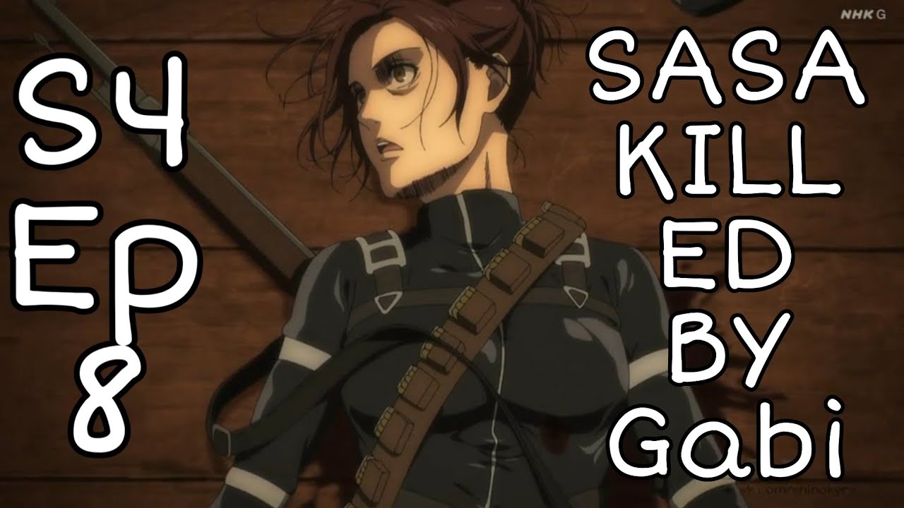 Gabi kills Sasha | Attack on Titan Season 4 Episode 8