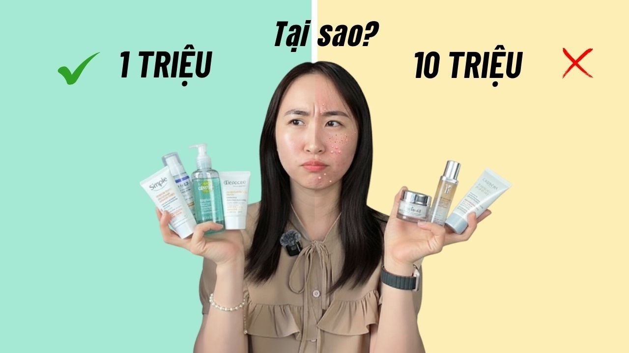 Tại sao bộ Skincare 10 triệu lại THUA bộ 1 triệu? Sự thật ngỡ ngàng! | Dược sỹ Thu
