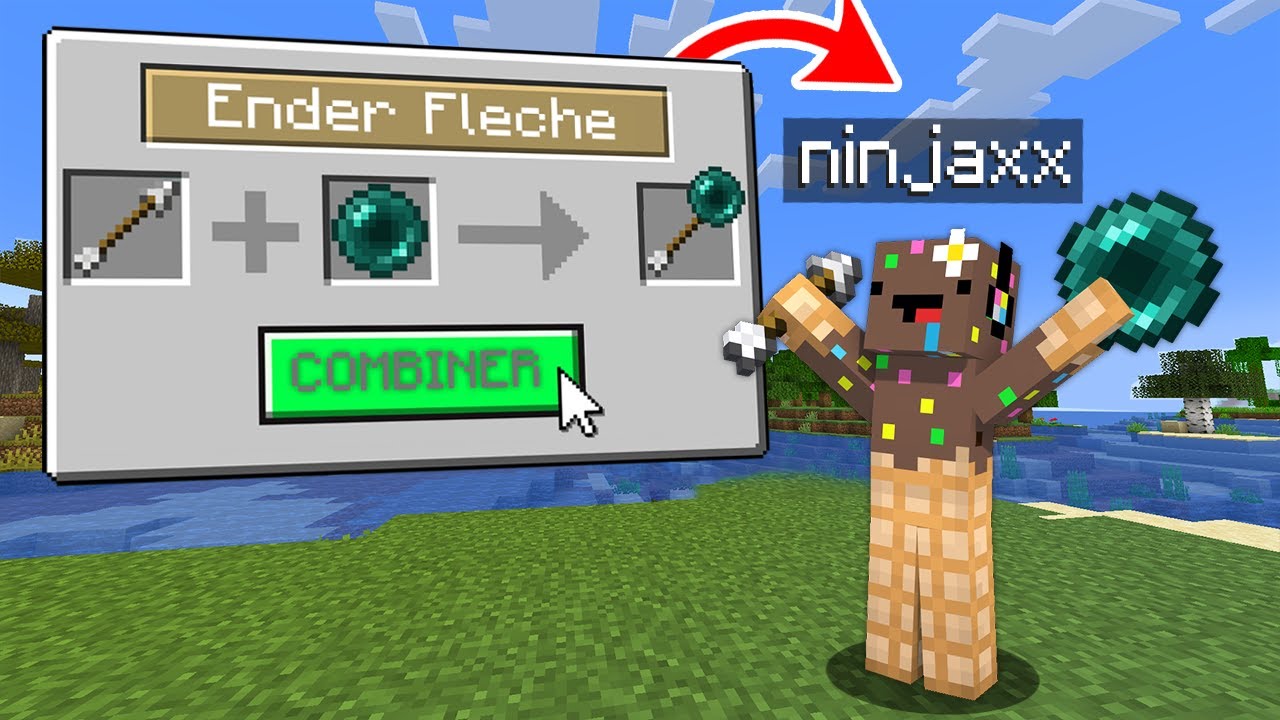Je peux combiner n'importe quels ITEMS sur Minecraft..