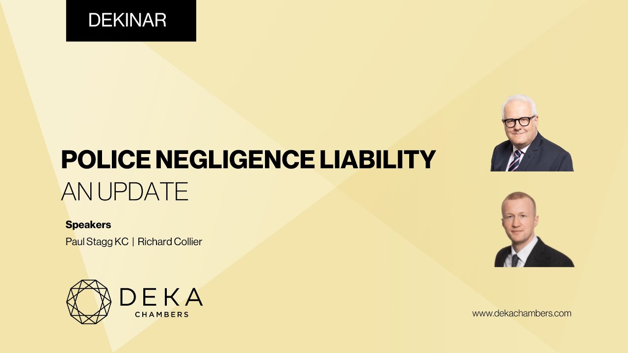 Police Negligence Liability: an Update