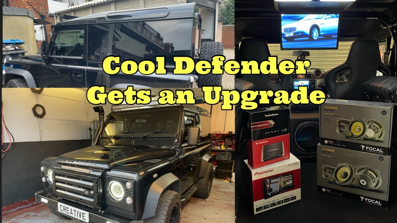 CCS - 2013 Land Rover Defender gets a cool Audio upgrade, Drop Down Roof Screen plus lots more.