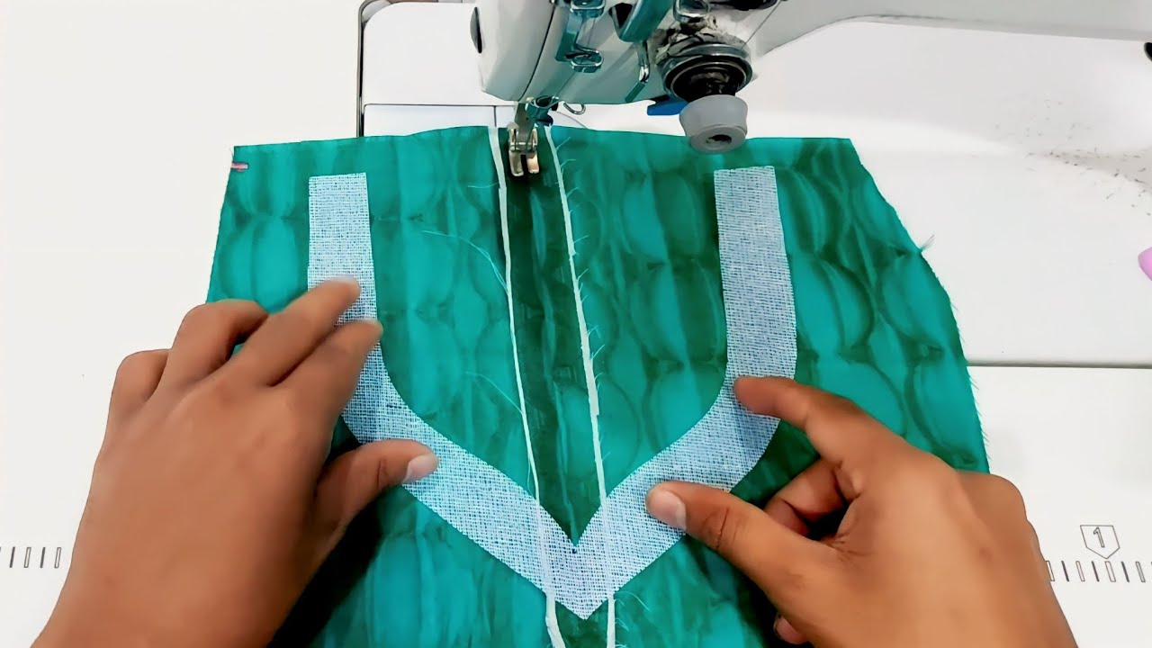 বক্রম দিয়ে গলা কিভাবে তৈরি করবেন | How to make kameez neck with bakram