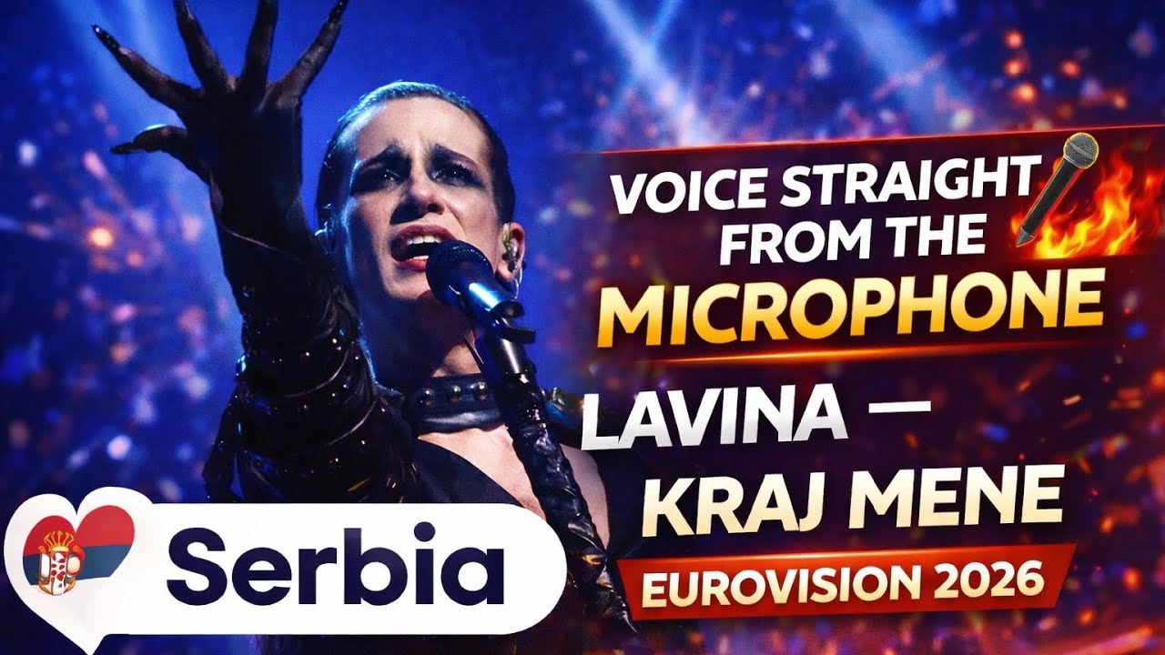 RAW Vocals Straight From the Mic?! 👀🇷🇸 | LAVINA – Kraj Mene | ESC 2026