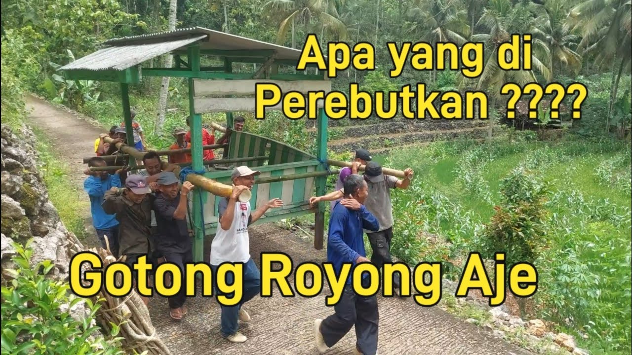 Warga RT 01 RW 04 Dusun GUntur Kompak Gotong Royong
