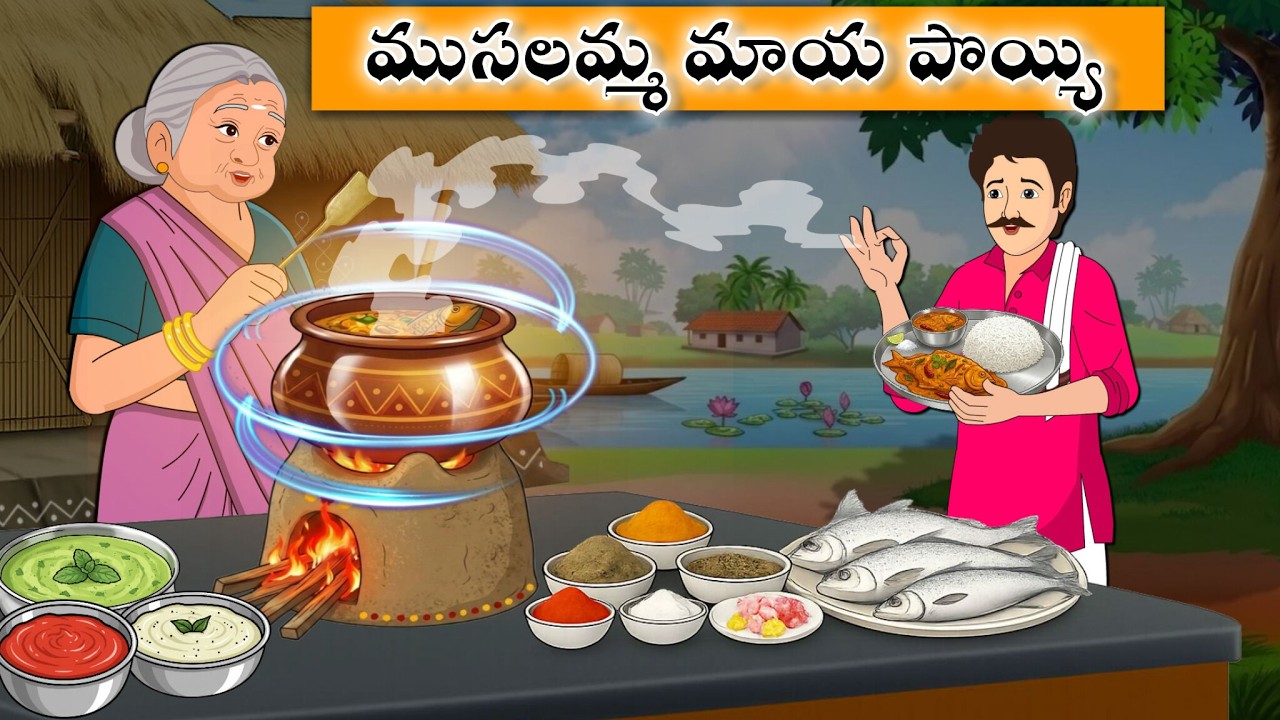 Kathalu - ముసలమ్మ మాయ పొయ్యి | Telugu stories | Stories in telugu | neethi kathalu